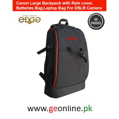 Canon Large Backpack with Rain cover,Batteries Bag,Laptop Bag For DSLR Camera Canon Large Backpack with Rain cover,Batteries Bag,Laptop Bag For DSLR Camera