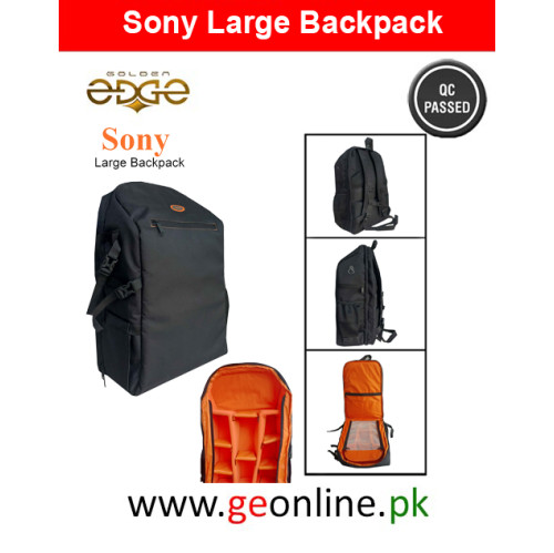Sony Large Backpack For DSLR Camera and its Accessories