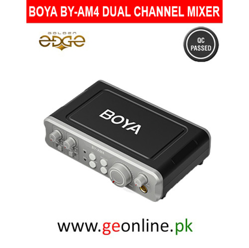 BOYA BY-AM4 Dual-Channel Audio Interface (3 Years Warranty) BOYA BY-AM4 Dual-Channel Audio Interface (3 Years Warranty)
