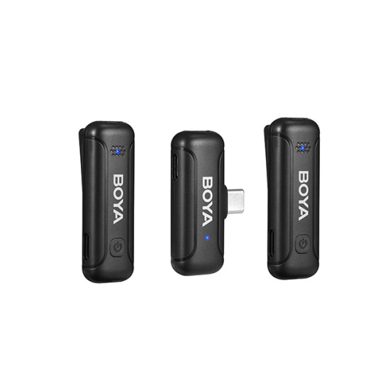 BOYA 3 Years Warranty - BY-WM3T-U2 Mini 2.4GHz Wireless Microphone with Charging Case For Type C 