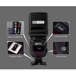 Triopo TR-950 II Flash Light Speedlite with  G4 2.4G Wireless Flash Trigger