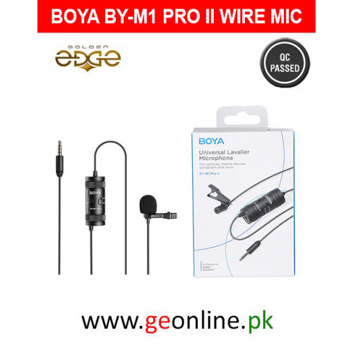 BY-M1 Pro II Lavalier Mic – 3 Years Warranty BY-M1 Pro II Lavalier Mic – 3 Years Warranty