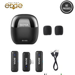BOYA 3 Years Warranty - BY-WM3T-D2 Mini 2.4GHz Wireless Microphone with Charging Case For Iphone  BOYA 3 Years Warranty - BY-WM3T-D2 Mini 2.4GHz Wireless Microphone with Charging Case For Iphone