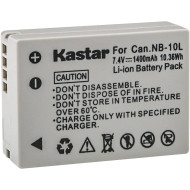 Kaster NB-10L Battery | Canon Replacement Rechargeable Battery