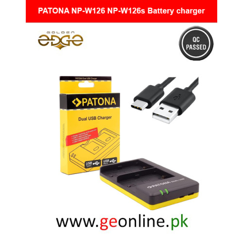 PATONA NP-W126 NP-W126s Battery charger