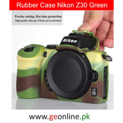 Rubber Case Nikon Z30 Silicone Camera Easy Cover Green Rubber Case Nikon Z30 Silicone Camera Easy Cover Green
