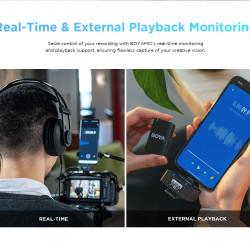 3 Years Warranty - BOYA MIC  All-in-One Wireless Mic with On-Board REC