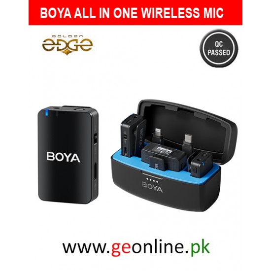 3 Years Warranty - BOYA MIC  All-in-One Wireless Mic with On-Board REC