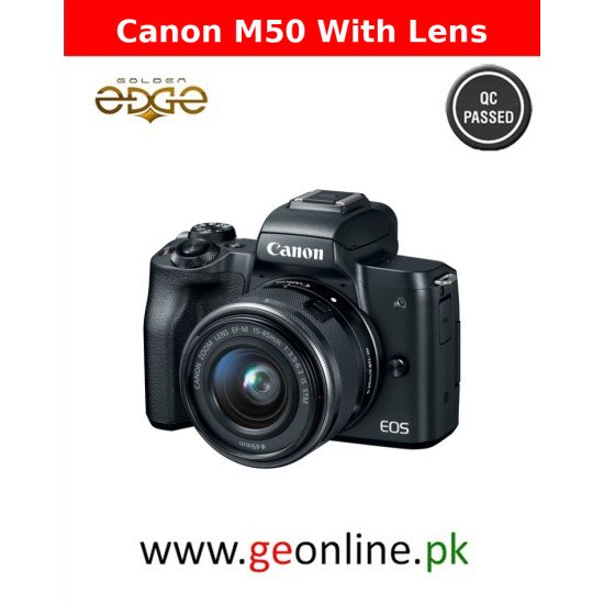 Canon EOS M50 Mirrorless Camera with 15-45mm Lens (USED)