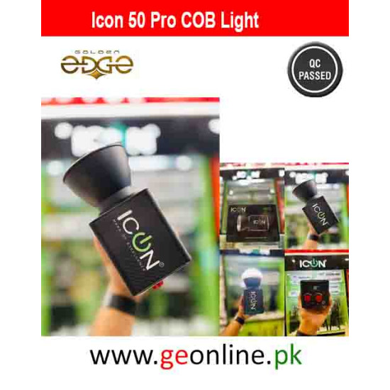 ICON 50-Pro 40W COB Bi-Colour Rechargeable LED Light (2700–6500K) – USB-C, 11,200mAh Battery, High CRI ICON 50-Pro 40W COB Bi-Colour Rechargeable LED Light (2700–6500K) – USB-C, 11,200mAh Battery, High CRI