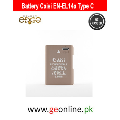 Caisi EN-EL14a USB-C Rechargeable Battery for Nikon DSLR