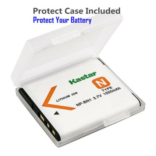 Kaster NP-BN1 3.7V 1500mAh Replacement Battery for Sony Cyber-shot