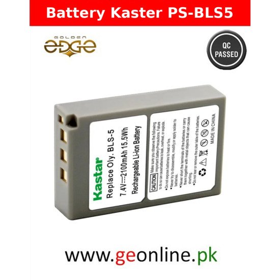 Battery Kaster PS-BLS5 Replacement Li-ion Battery for Olympus Cameras Battery Kaster PS-BLS5 Replacement Li-ion Battery for Olympus Cameras