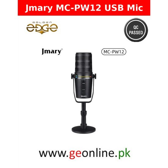 Jmary MC-PW12 USB Desktop Microphone with Cardioid Pickup Pattern