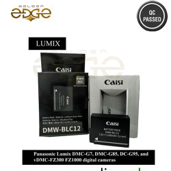 Caisi CS‑DMW‑BLC12 Battery – Compatible with Panasonic Lumix DMC‑G7/G85/FZ1000, 7.2 V 1100 mAh  Caisi CS‑DMW‑BLC12 Battery – Compatible with Panasonic Lumix DMC‑G7/G85/FZ1000, 7.2 V 1100 mAh