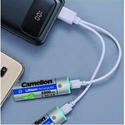 CAMELION 2200mah TYPE C PORT CHARGING CELL  CAMELION 2200mah TYPE C PORT CHARGING CELL
