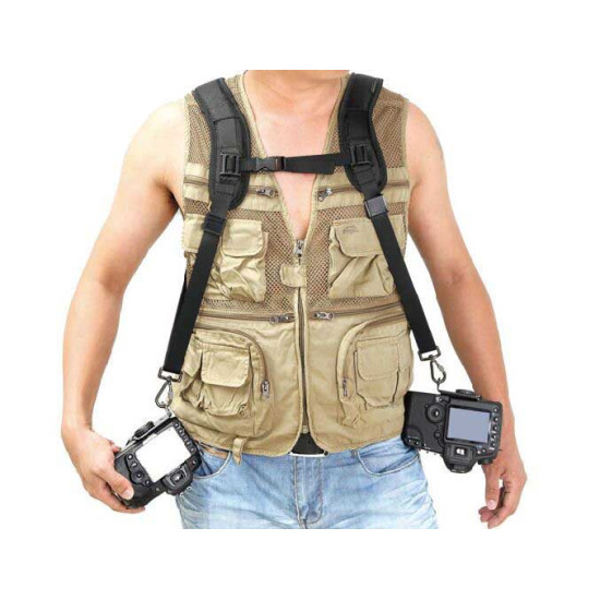 Buy Quick Camera Double Shoulder Strap – Dual Sling Belt for DSLR | Best Price in Pakistan