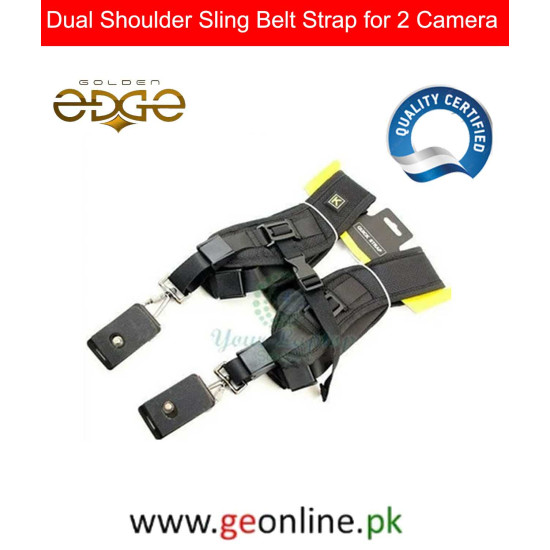Buy Quick Camera Double Shoulder Strap – Dual Sling Belt for DSLR | Best Price in Pakistan