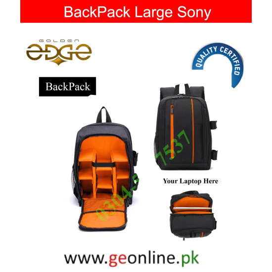 Buy Sony A4 Large Camera Backpack – DSLR Bag for Nikon, Sony | Best Price in Pakistan