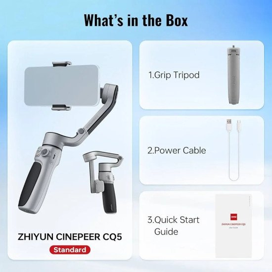 Zhiyun Cinepeer CQ5 Gimbal Stabilizer for Mobile Phones Zhiyun Cinepeer CQ5 Gimbal Stabilizer for Mobile Phones