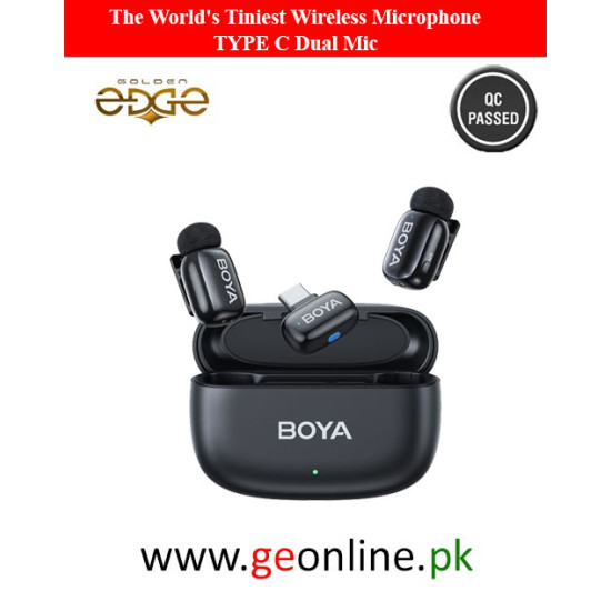 3 Year Warranty BOYA MINI 14 Dual Type C World’s Tiniest Wireless Microphone