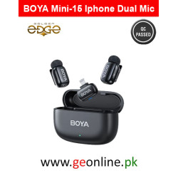 BOYA MINI 15 Dual IPHONE World’s Tiniest Wireless Microphone