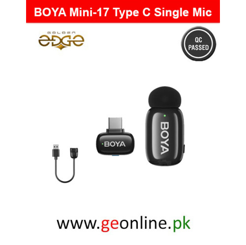 BOYA MINI 17 Single Type C World’s Tiniest Wireless Microphone