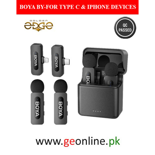 BOYA V3 Combo Dual Mic – 3 Years Warranty