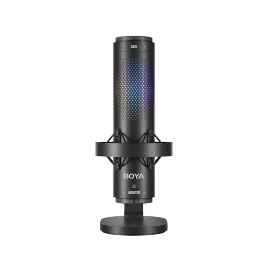 3 Year Warranty BOYA K9 Desktop Vibrant Lighting Condenser USB Microphone