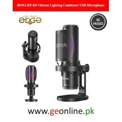 3 Year Warranty BOYA K9 Desktop Vibrant Lighting Condenser USB Microphone 3 Year Warranty BOYA K9 Desktop Vibrant Lighting Condenser USB Microphone
