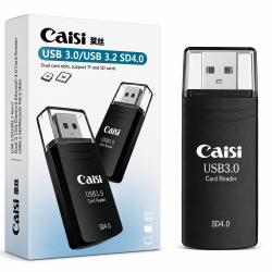 Caisi Card Reader 3.0 2-in-1 USB SD and Micro SD Card Reader