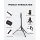 Jmary MT-38 Extendable Tripod Stand For DSLR Mobile Or Lighting 