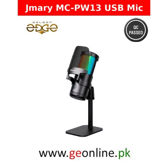 Jmary MC-PW13 RGB Professional USB Microphone with Noise Reduction