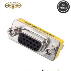 VGA Female To Female Joinder 15 Pin HD15 Gender Changer Coupler