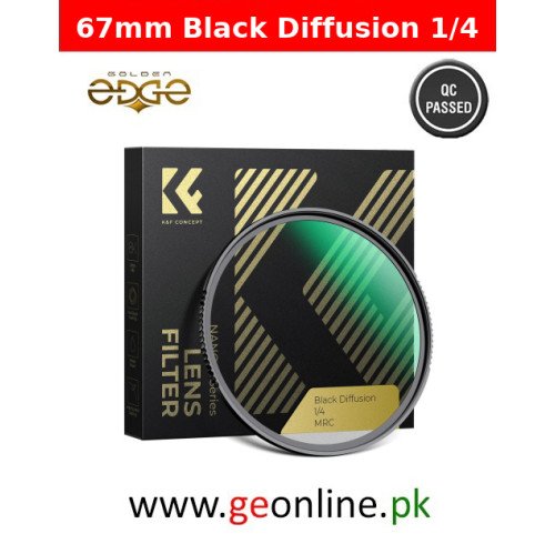 Lens Filter K&F 67mm, Nano-X, Black Diffusion Filter 1/4 KF01.1481 Lens Filter K&F 67mm, Nano-X, Black Diffusion Filter 1/4 KF01.1481