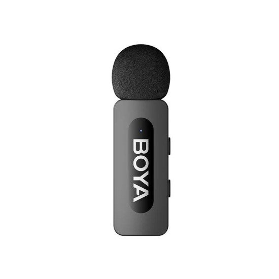 BOYA BY-V35 2.4 GHz Dual-Channel Wireless Microphone with 3.5mm TRS RX, 2 Transmitters and Charging Case
