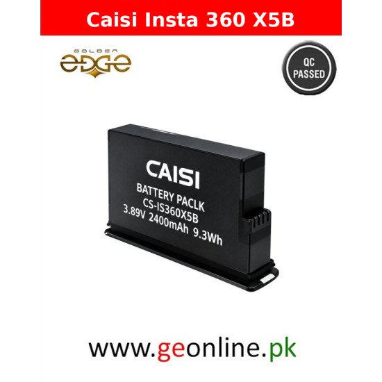 CAISI 2400mAh Rechargeable Lithium-Ion Battery for Insta360 X5 Camera (CS-IS360X5B)