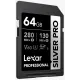 Memory Card Lexar 64GB Professional SDXC SILVER PRO UHS-II 280MB/s