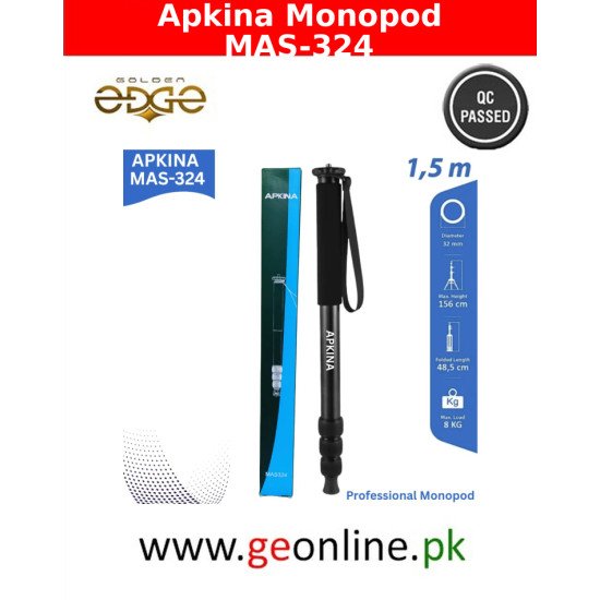 Apkina Monopod MAS-324 Aluminum Camera Monopod Apkina Monopod MAS-324 Aluminum Camera Monopod