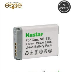 Kastar Lithium Ion Battery NB13L Replacement for Canon NB-13L and PowerShot Digital Cameras