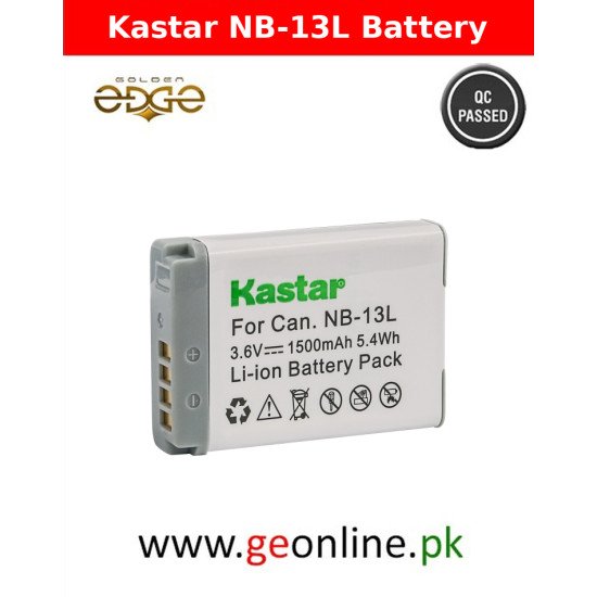 Kastar Lithium Ion Battery NB13L Replacement for Canon NB-13L and PowerShot Digital Cameras