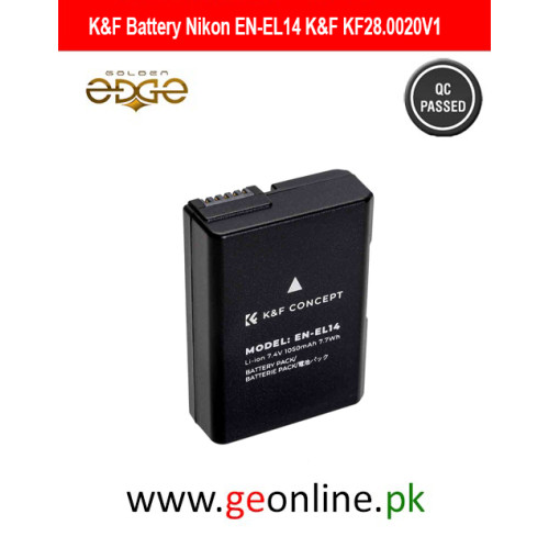 K&F EN-EL14 Camera Battery for Nikon Cameras | KF28.0020V1 K&F EN-EL14 Camera Battery for Nikon Cameras | KF28.0020V1