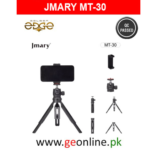 JMARY MT-30 Table Top Mini Portable Fold-able Extendable Tripod