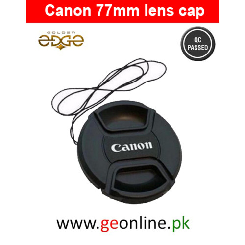 Lens Cap Canon 77mm Latest Design Front Cap - Black