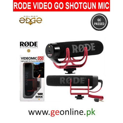 RODE VideoMic GO Light weight On-camera Microphone