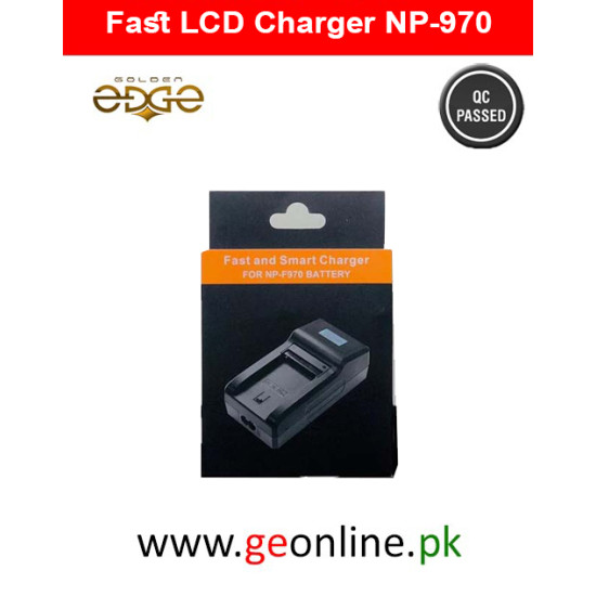 Smart And Fast LCD Charger for Sony NP-970 NP970 BC-V615 BC-V500 NP-980 NP-990 Battery Charger