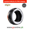 K&F Concept Updated NIK(G)-FX PRO Adapter, Manual Lens Mount Adapter