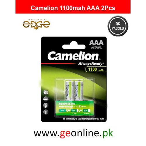 Battery AAA Camelion 1100mAh 2 Cell Pack Battery AAA Camelion 1100mAh 2 Cell Pack