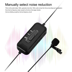 Mamen KM-D2 Clip-on Lavalier Microphone 3.5mm Plug Mamen KM-D2 Clip-on Lavalier Microphone 3.5mm Plug