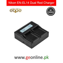 Dual Smart Charger with LCD Screen for Nikon EN-EL14 D3100, D3200, D3300, D3400, D5100, D5200, D5300, D5500, D5600, P7000, P7100, P7700, and P7800 Dual Smart Charger with LCD Screen for Nikon EN-EL14 D3100, D3200, D3300, D3400, D5100, D5200, D5300, D5500, D5600, P7000, P7100, P7700, and P7800